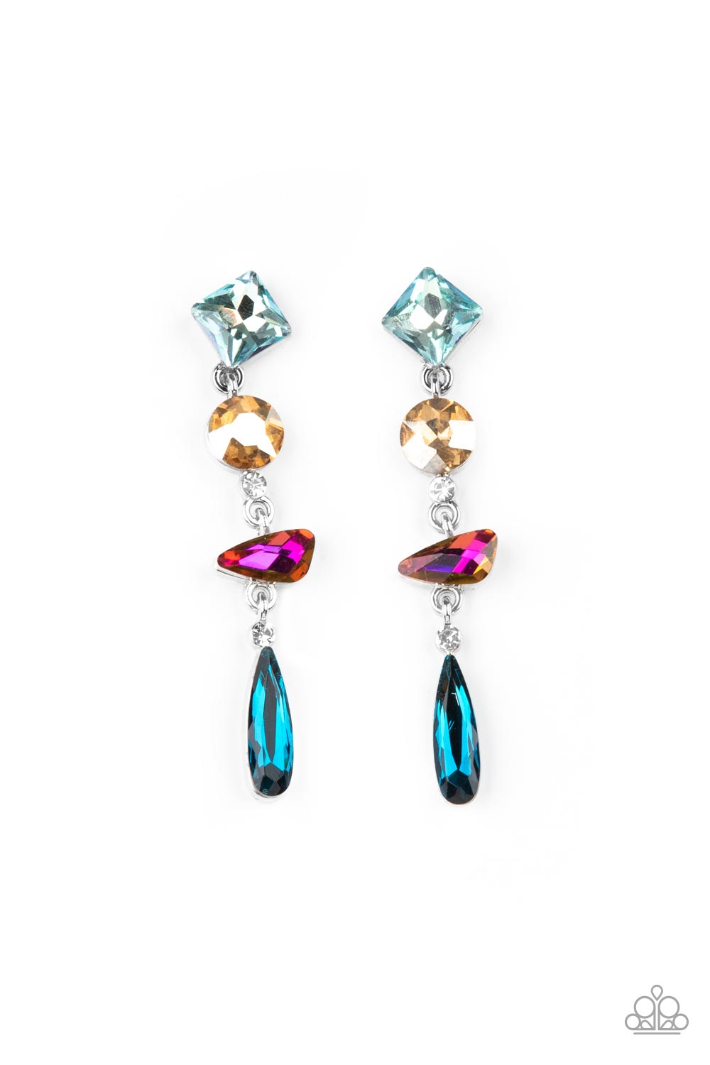 Paradise Chain Earrings - Luxury S00 Multicolor