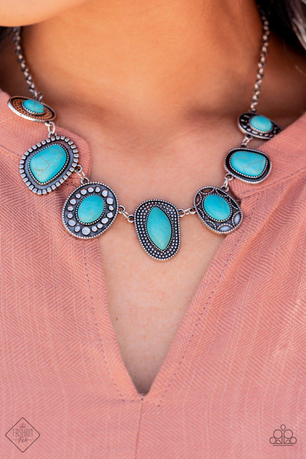 Simply Santa Fe Complete Trend Blend (4 pc set) - October 2021 - Paparazzi Accessories Fashion Fix - Necklace -CarasShop.com - $5 Jewelry by Cara Jewels