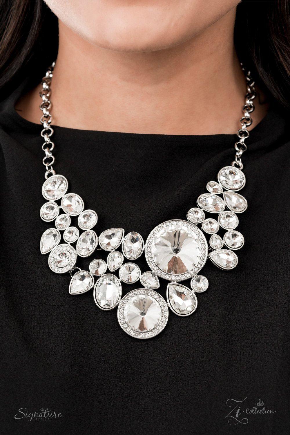 The Danielle 2021 Zi Signature Collection Necklace - Paparazzi Accessories - lightbox -CarasShop.com - $5 Jewelry by Cara Jewels