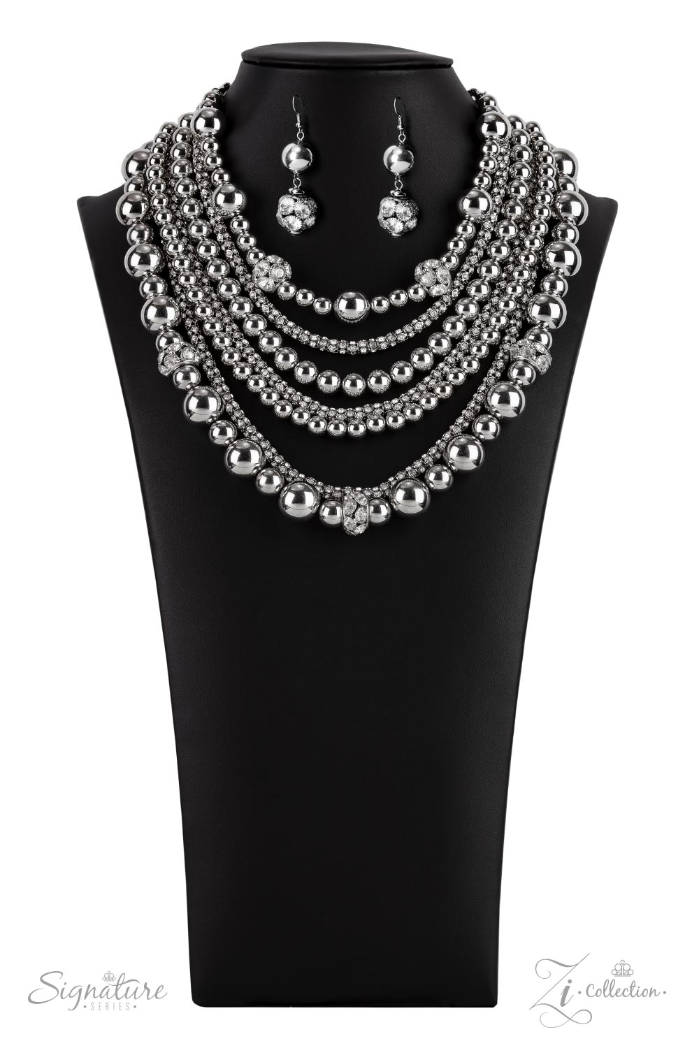 The Liberty 2021 Zi Signature Collection Necklace - Paparazzi Accessories - lightbox -CarasShop.com - $5 Jewelry by Cara Jewels