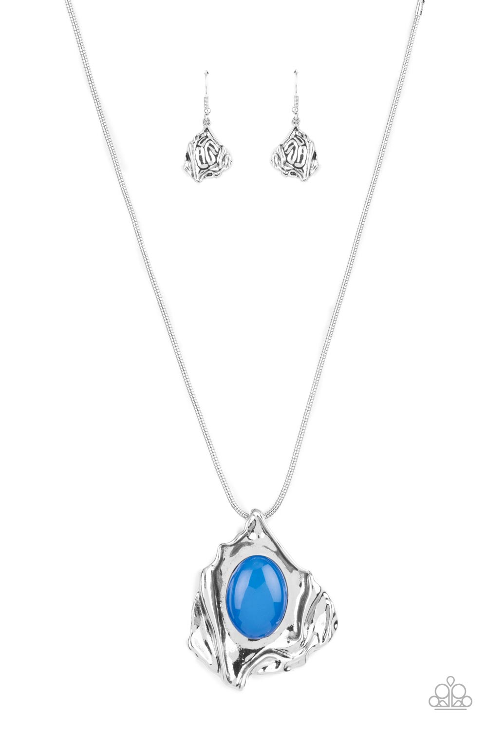 Amazon Amulet Blue Necklace - Paparazzi Accessories- lightbox - CarasShop.com - $5 Jewelry by Cara Jewels