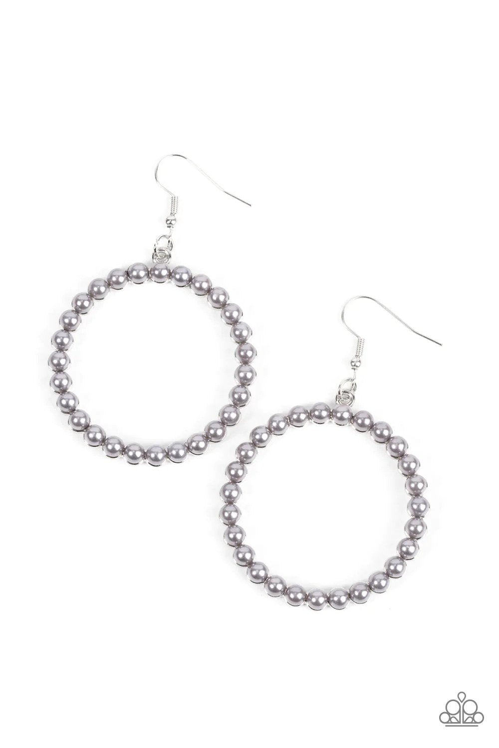 Can I Get A Hallelujah Silver Earrings - Paparazzi Accessories- lightbox - CarasShop.com - $5 Jewelry by Cara Jewels