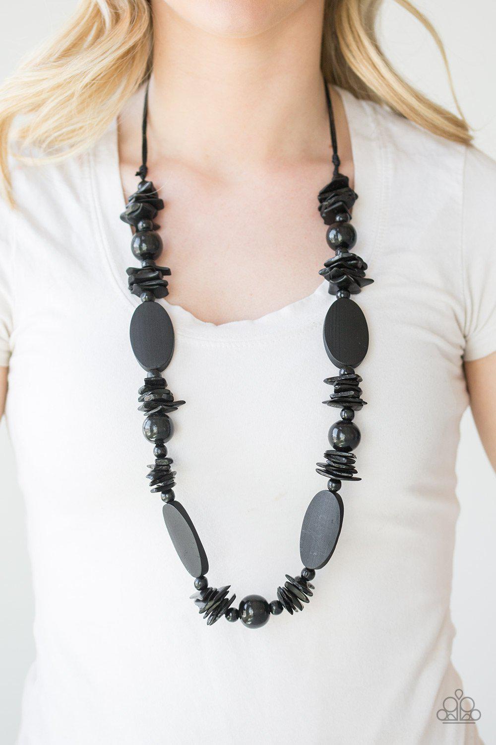 Stone on Black Cord – EvieMarques
