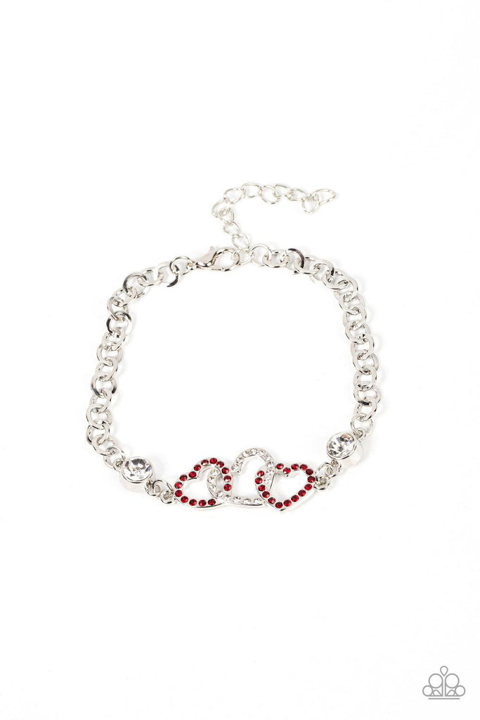 Heartachingly Adorable - Red Bracelet - Paparazzi Accessories – Bedazzle Me  Pretty Mobile Fashion Boutique