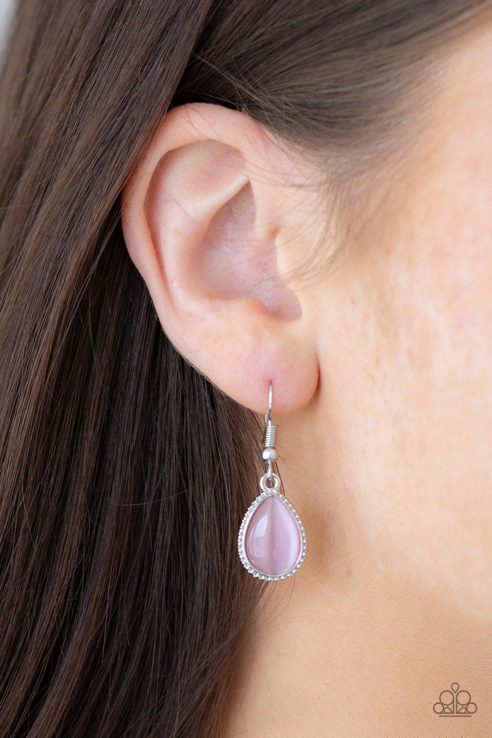 Carasshop Paparazzi Pink Moonstone Earrings Carasshop Paparazzi