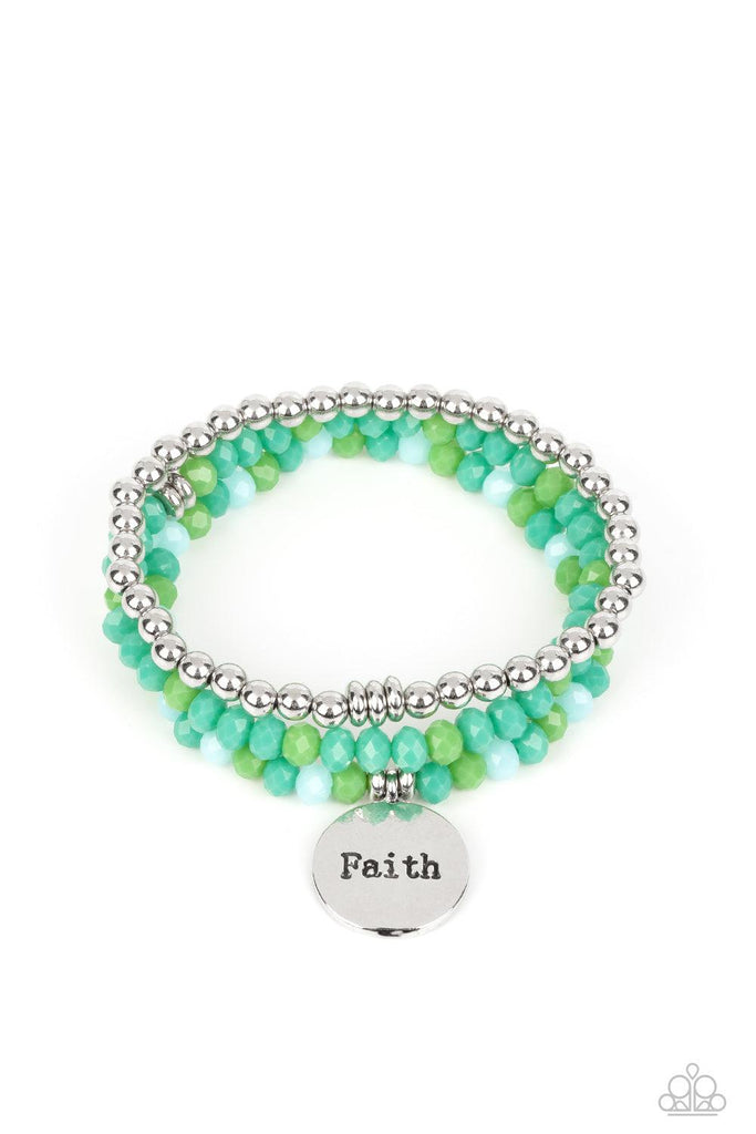 Paparazzi Bracelets - Paparazzi Divinely Divine Sage Green Bracelet | CarasShop