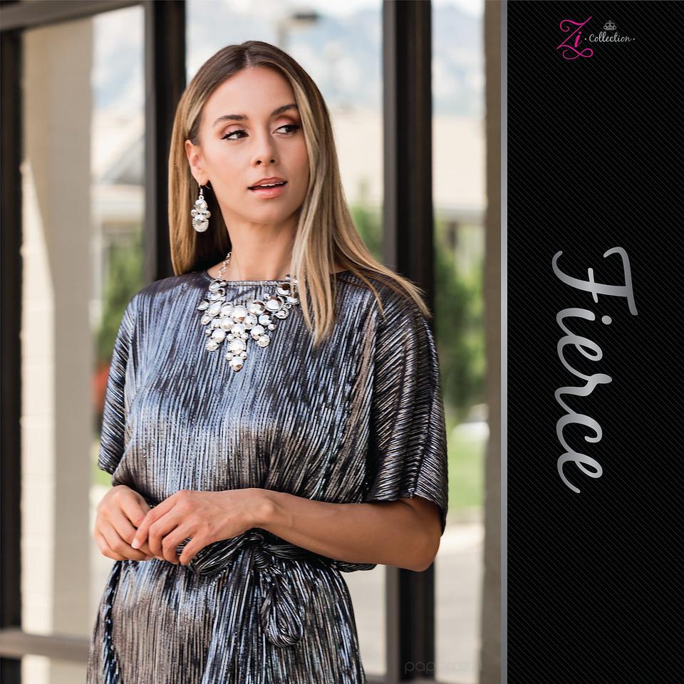 Fierce 2020 Zi Collection Necklace - Paparazzi Accessories-CarasShop.com - $5 Jewelry by Cara Jewels