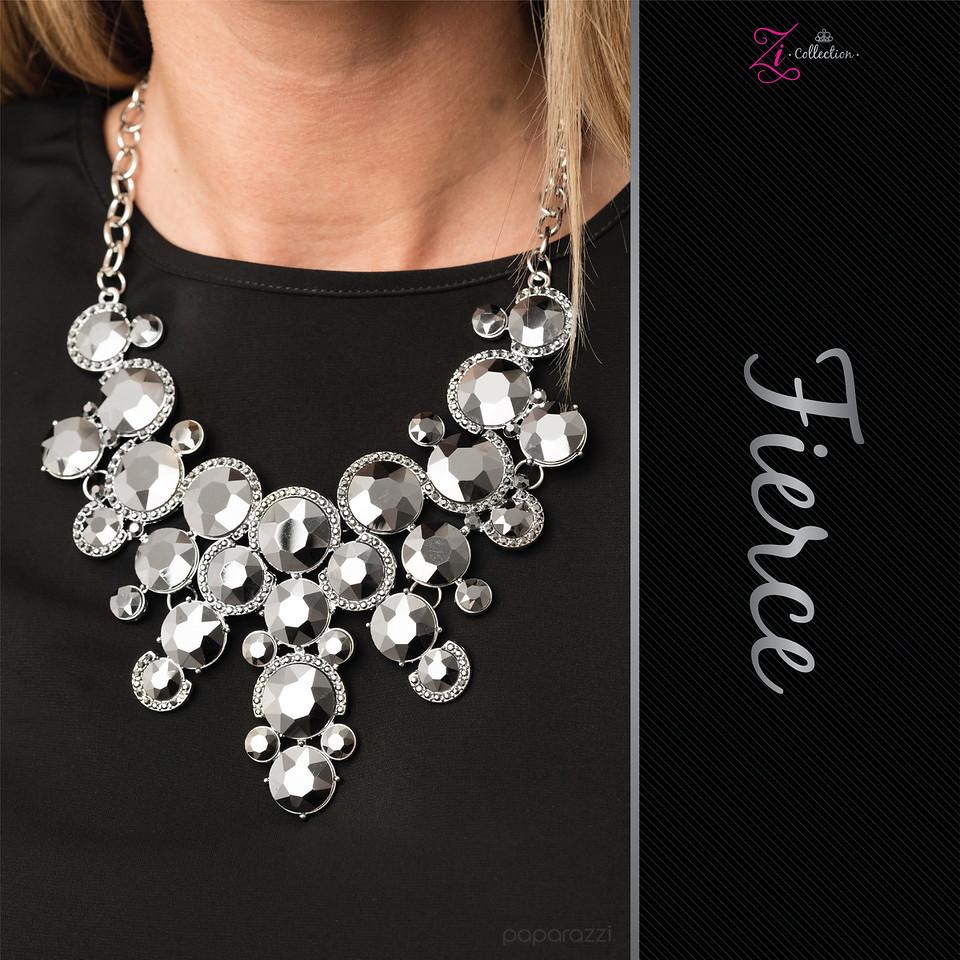 Fierce 2020 Zi Collection Necklace - Paparazzi Accessories-CarasShop.com - $5 Jewelry by Cara Jewels