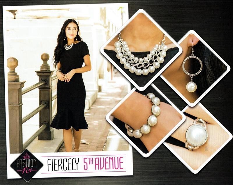 Fiercely 5th Avenue Complete Trend Blend (4 pc set) July 2019 - Paparazzi Accessories Fashion Fix-Set-CarasShop.com - $5 Jewelry by Cara Jewels
