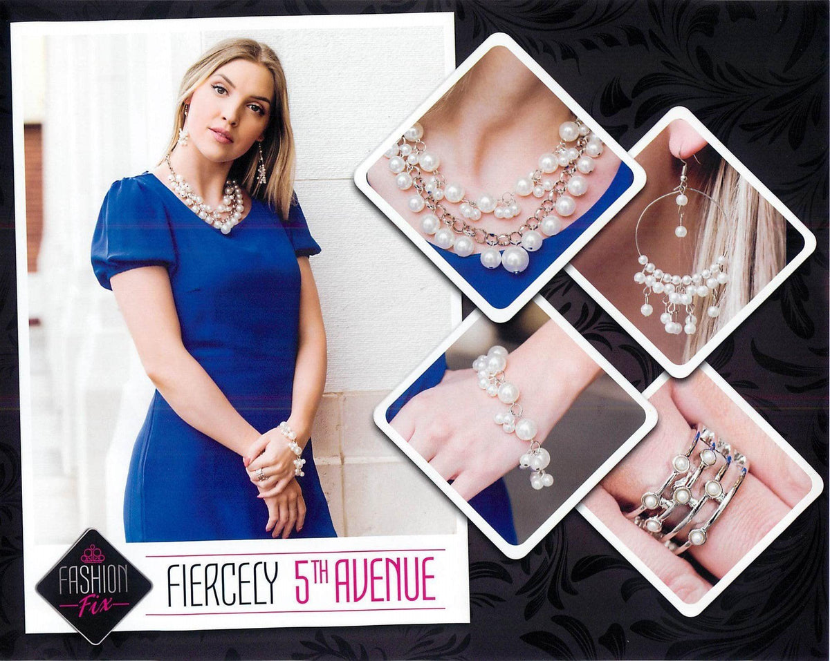 Fiercely 5th Avenue Complete Trend Blend (4 pc set) May 2019 - Paparazzi Accessories Fashion Fix-Set-CarasShop.com - $5 Jewelry by Cara Jewels