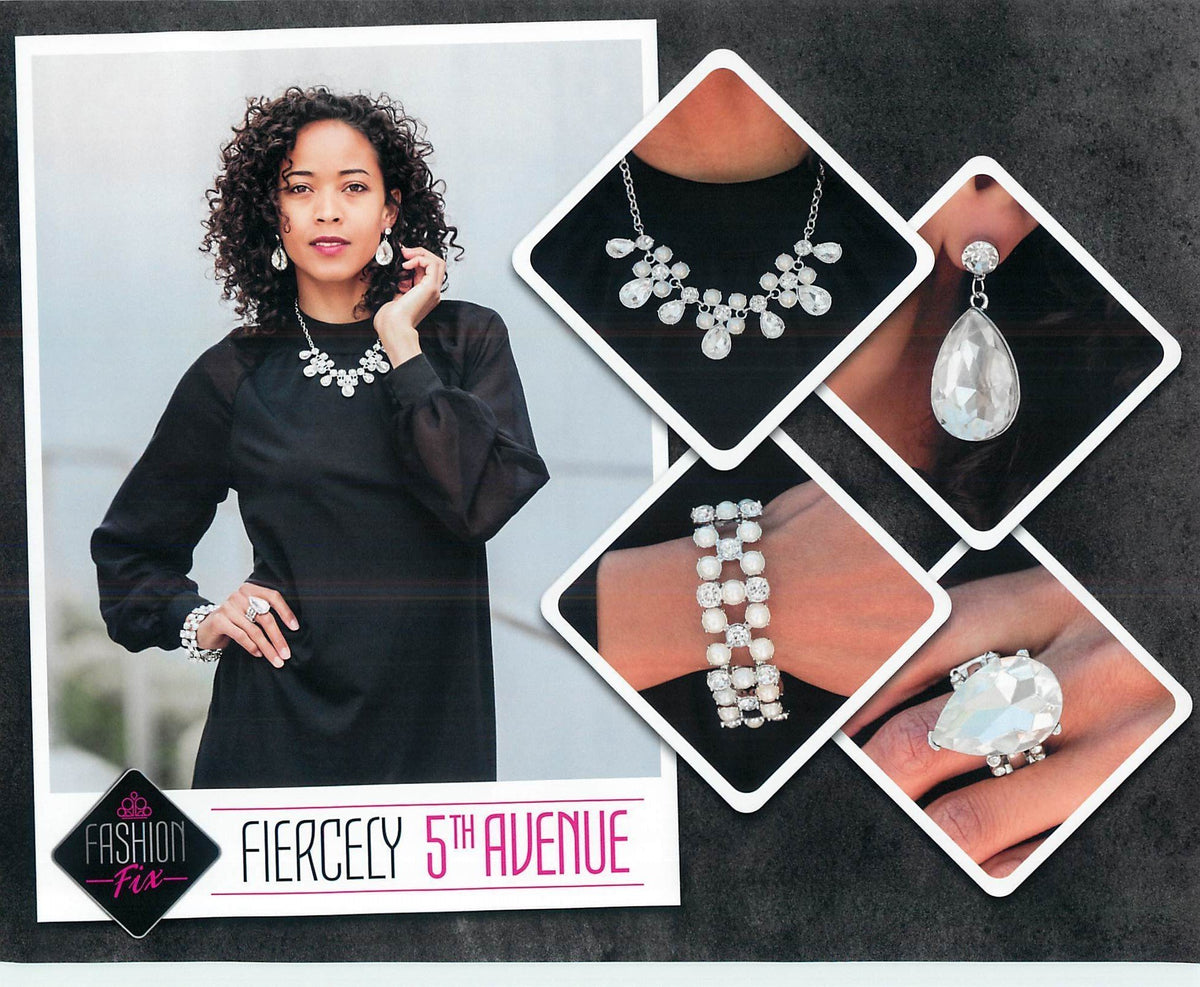Fiercely 5th Avenue Complete Trend Blend (4 pc set) October 2019 - Paparazzi Accessories Fashion Fix-Set-CarasShop.com - $5 Jewelry by Cara Jewels