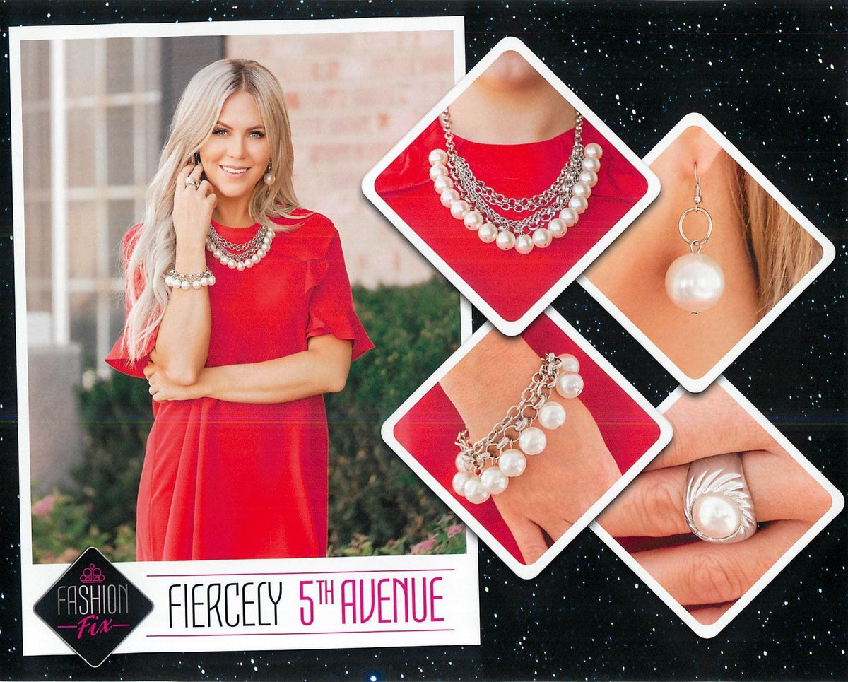 Fiercely 5th Avenue Complete Trend Blend (4 pc set) September 2019 - Paparazzi Accessories Fashion Fix-Set-CarasShop.com - $5 Jewelry by Cara Jewels