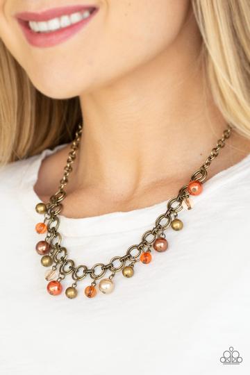 Fiercely Fancy Multi Necklace - Paparazzi Accessories - model -CarasShop.com - $5 Jewelry by Cara Jewels