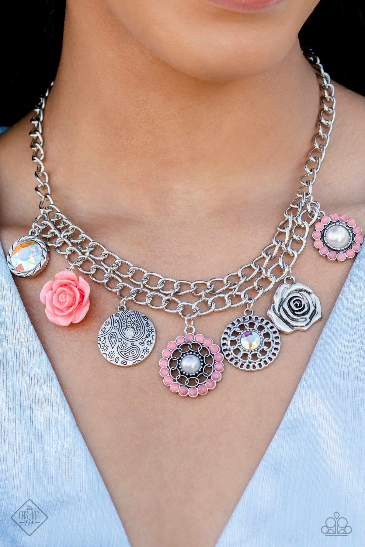 Glimpses of Malibu Set - February 2023 - Paparazzi Accessories- Necklace - CarasShop.com - $5 Jewelry by Cara Jewels