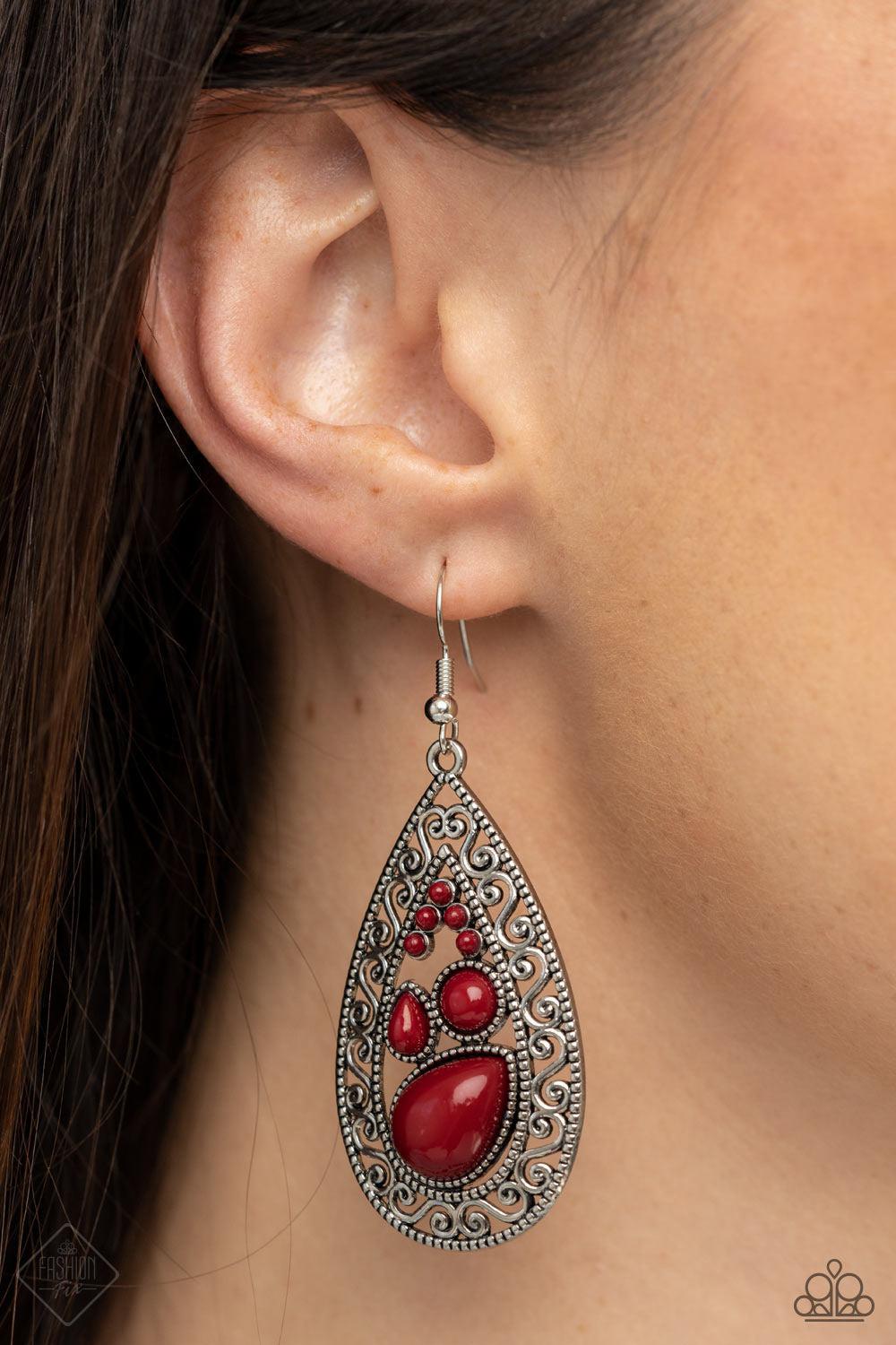 Glimpses of Malibu Set - January 2022 - Paparazzi Accessories- Earrings - CarasShop.com - $5 Jewelry by Cara Jewels