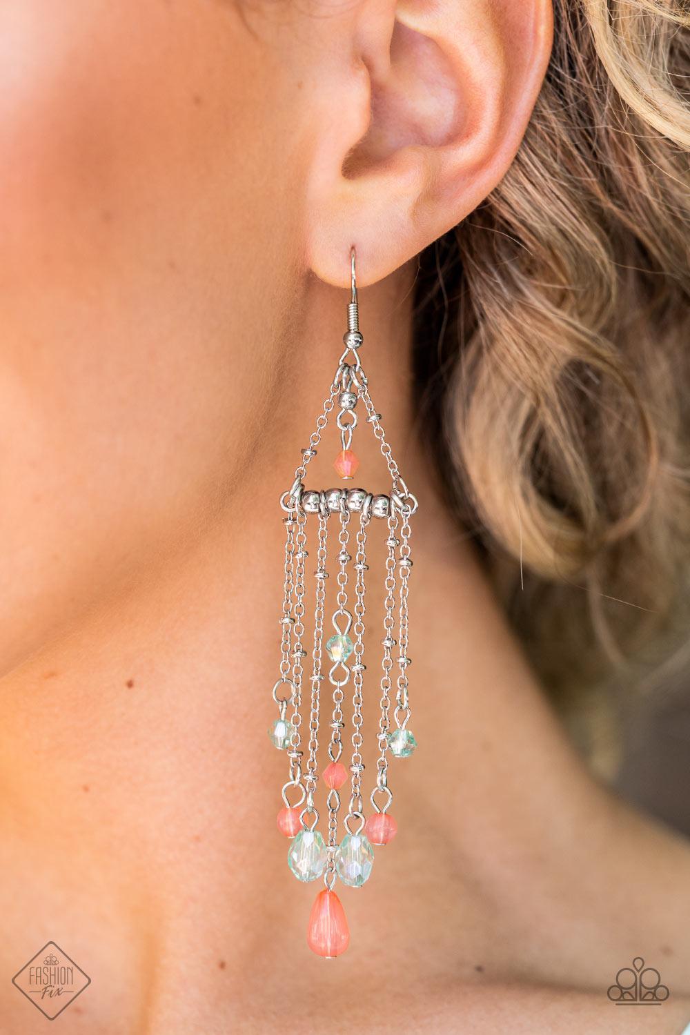Glimpses of Malibu Set - July 2022 - Paparazzi Accessories- Earrings - CarasShop.com - $5 Jewelry by Cara Jewels