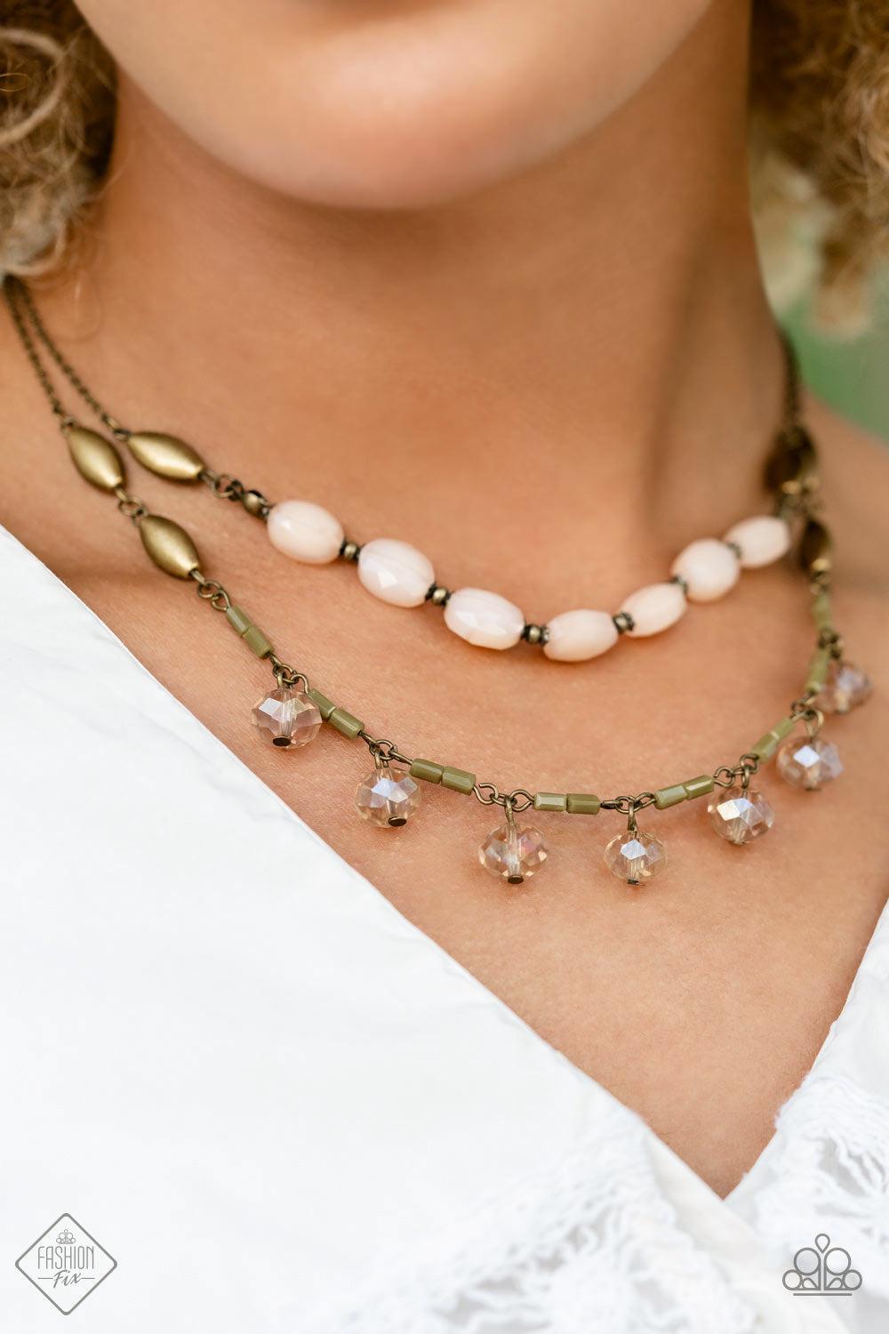 Glimpses of Malibu Set - November 2022 - Paparazzi Accessories- Necklace - CarasShop.com - $5 Jewelry by Cara Jewels