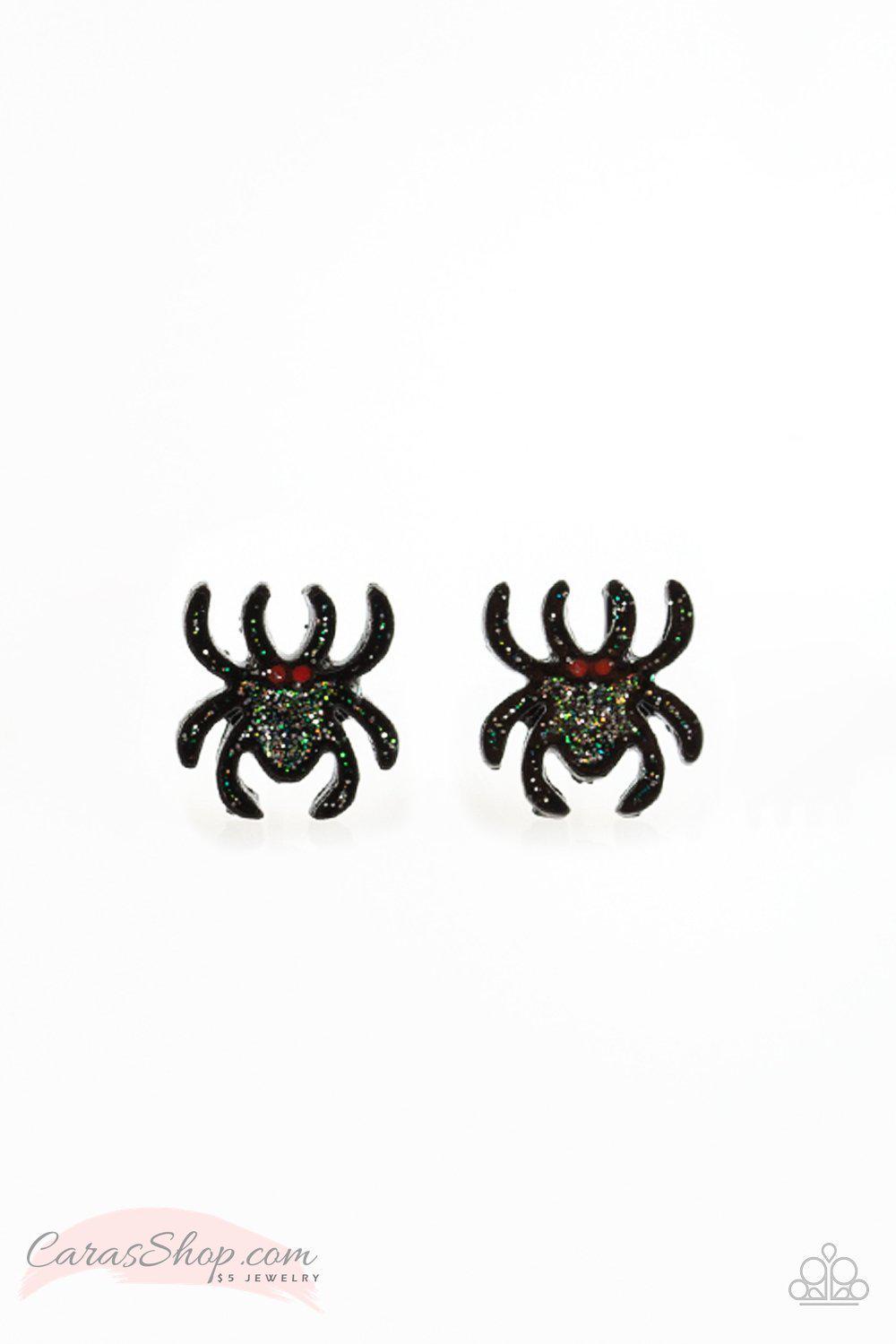 Halloween Themed Starlet Shimmer Children&#39;s Post Earrings - Paparazzi Accessories-CarasShop.com - $5 Jewelry by Cara Jewels