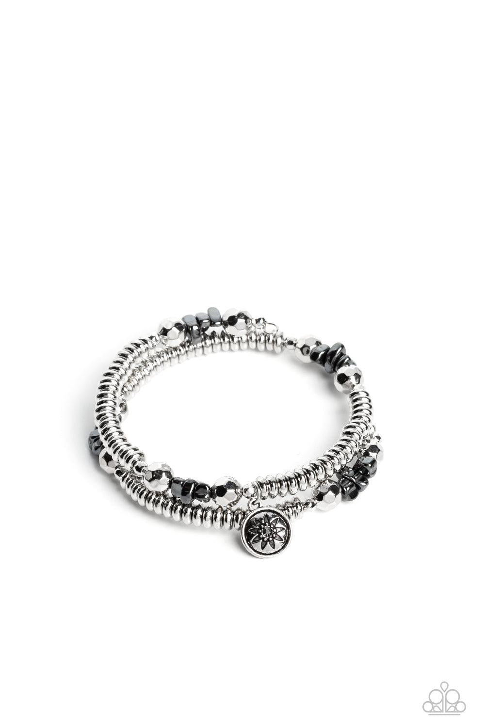 Handcrafted Heirloom Silver Infinity Wrap Bracelet - Paparazzi Accessories- lightbox - CarasShop.com - $5 Jewelry by Cara Jewels