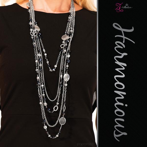 Harmonious 2018 Zi Collection Necklace and matching Earrings - Paparazzi Accessories-CarasShop.com - $5 Jewelry by Cara Jewels