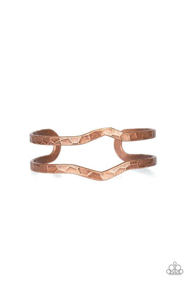 Highland Heiress Copper Bracelet - Paparazzi Accessories- lightbox - CarasShop.com - $5 Jewelry by Cara Jewels