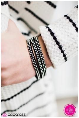 I Don’t Do Duets Black Urban Wrap Snap Bracelet - Paparazzi Accessories-CarasShop.com - $5 Jewelry by Cara Jewels