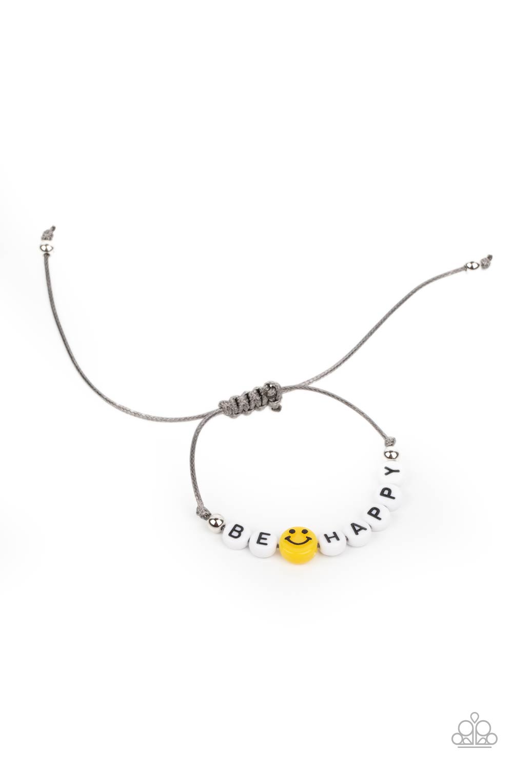 I Love Your Smile Silver Inspirational Bracelet - Paparazzi Accessories- lightbox - CarasShop.com - $5 Jewelry by Cara Jewels
