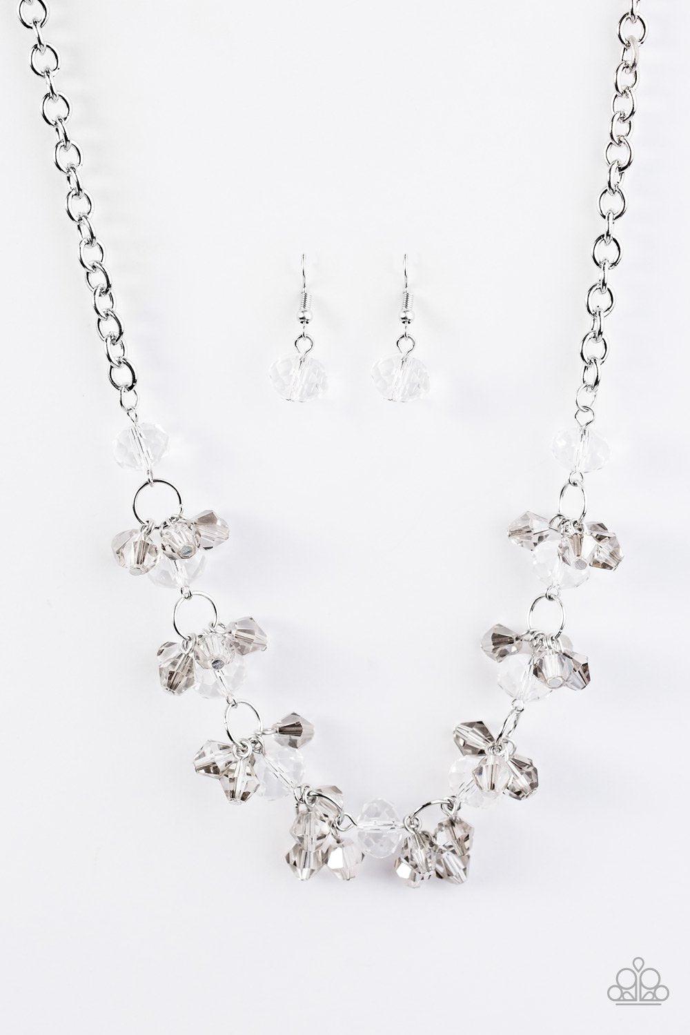 Instant Stardom Silver Necklace - Paparazzi Accessories-CarasShop.com - $5 Jewelry by Cara Jewels