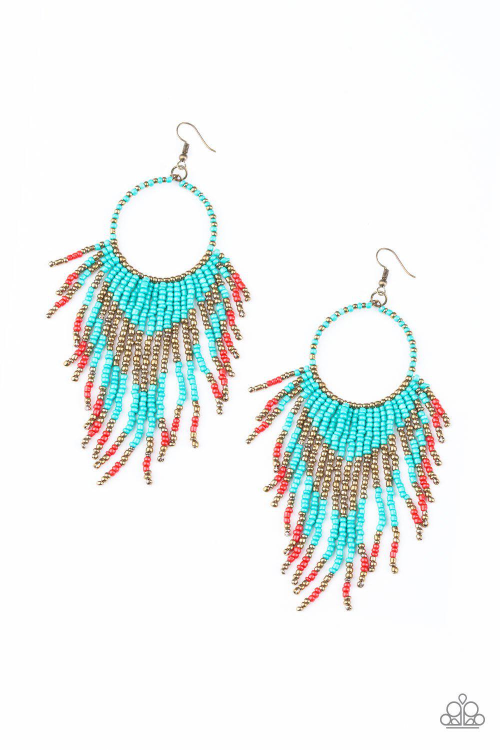 Paparazzi Live Off The Badlands Multi Earrings Carasshop