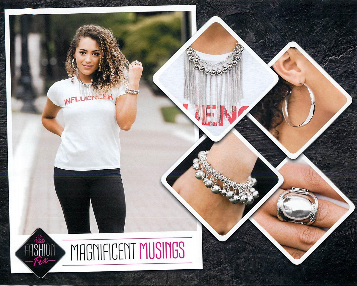 Magnificent Musings Complete Trend Blend (4 pc set) August 2019 - Paparazzi Accessories Fashion Fix-Set-CarasShop.com - $5 Jewelry by Cara Jewels
