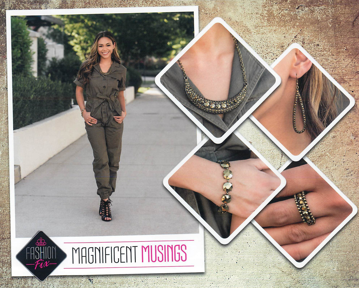 Magnificent Musings Complete Trend Blend (4 pc set) August 2020 - Paparazzi Accessories Fashion Fix-Set-CarasShop.com - $5 Jewelry by Cara Jewels