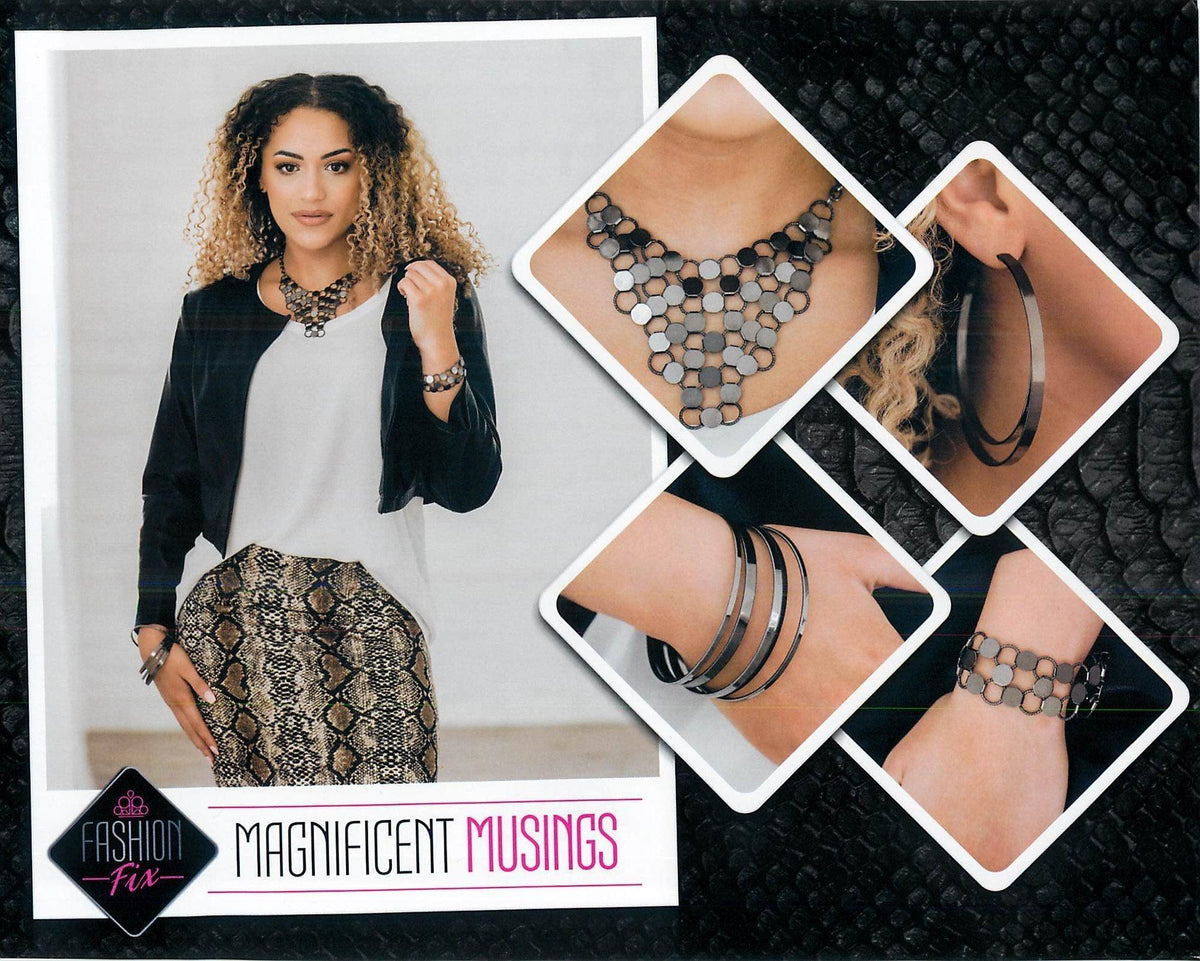 Magnificent Musings Complete Trend Blend (4 pc set) March 2020 - Paparazzi Accessories Fashion Fix-Set-CarasShop.com - $5 Jewelry by Cara Jewels