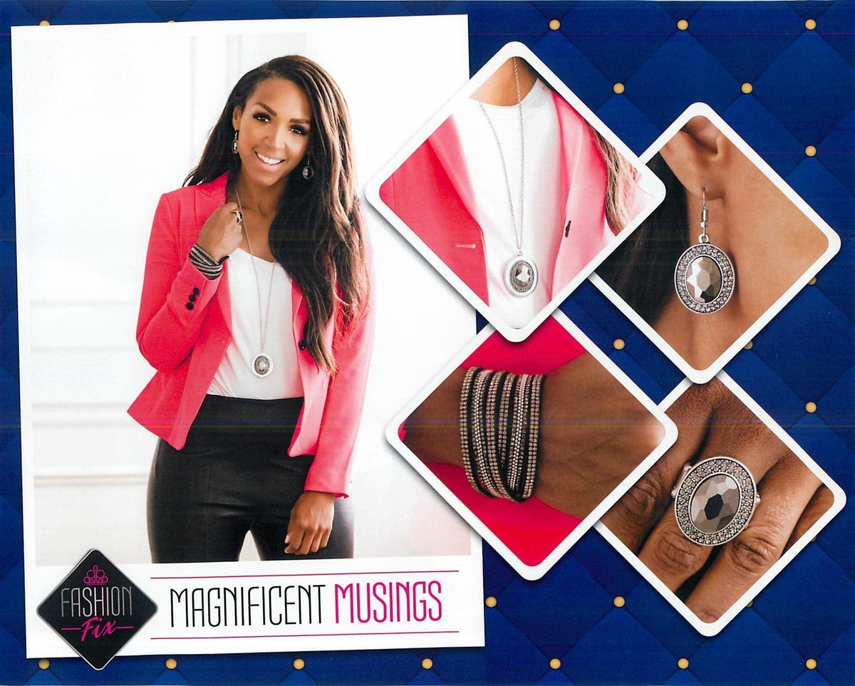 Magnificent Musings Complete Trend Blend (4 pc set) September 2019 - Paparazzi Accessories Fashion Fix-Set-CarasShop.com - $5 Jewelry by Cara Jewels