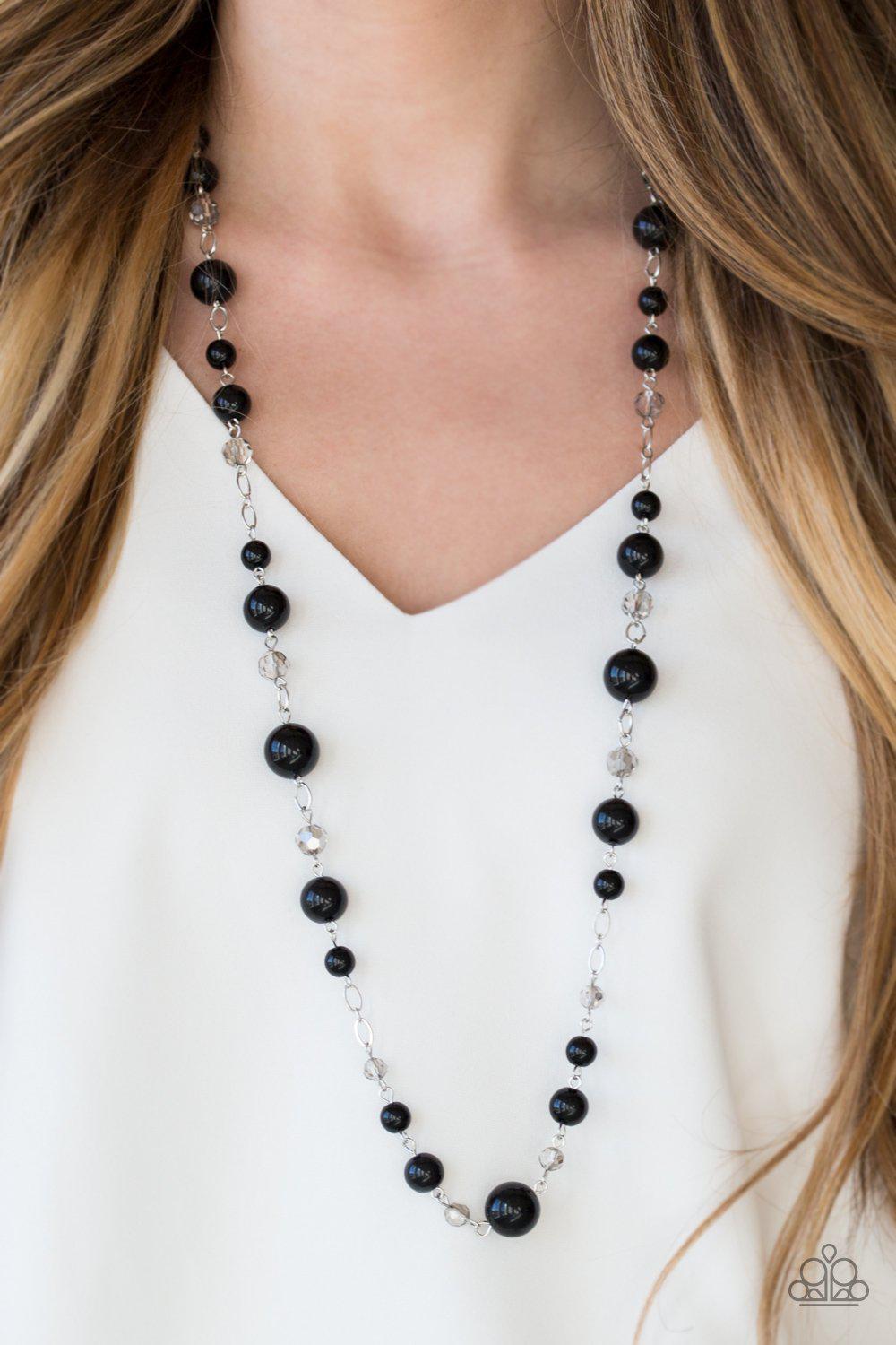 Make Your Own Luxe Black Necklace - Paparazzi Accessories-CarasShop.com - $5 Jewelry by Cara Jewels