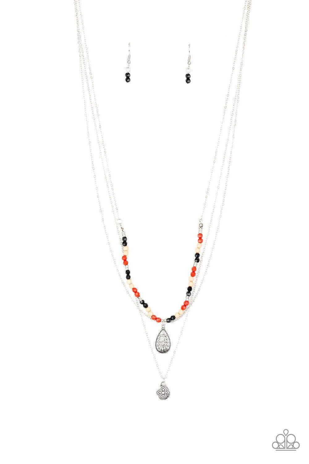 Mild Wild Multi Necklace - Paparazzi Accessories- lightbox - CarasShop.com - $5 Jewelry by Cara Jewels