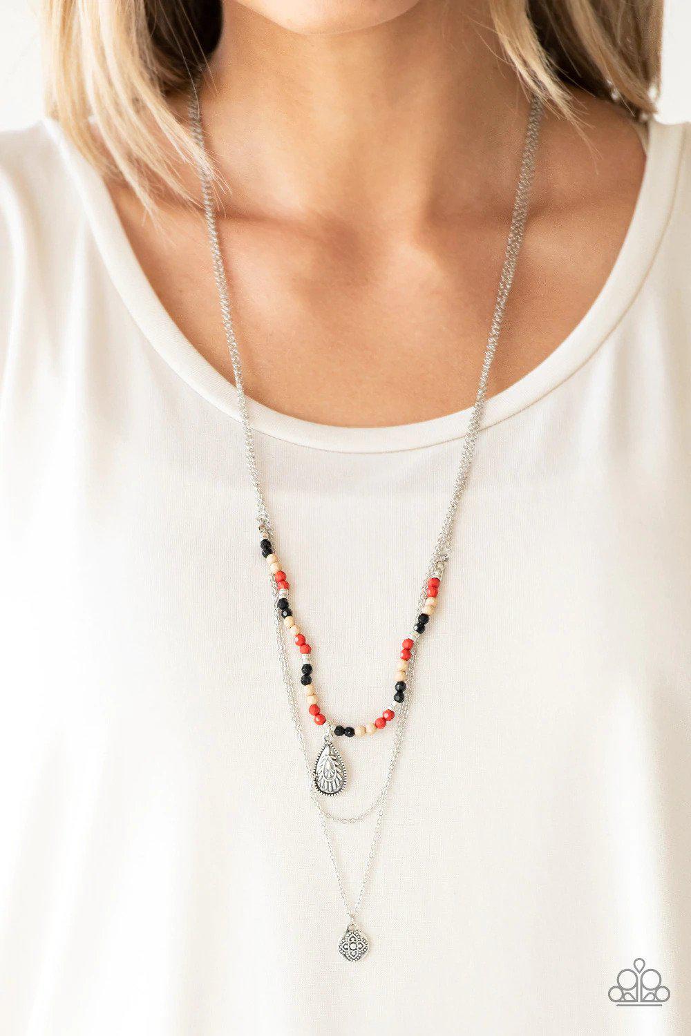 Mild Wild Multi Necklace - Paparazzi Accessories- lightbox - CarasShop.com - $5 Jewelry by Cara Jewels