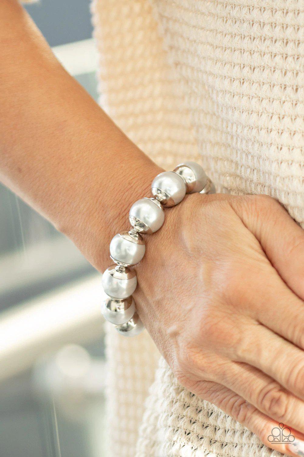 Aggregate 74+ silver pearl bracelet paparazzi