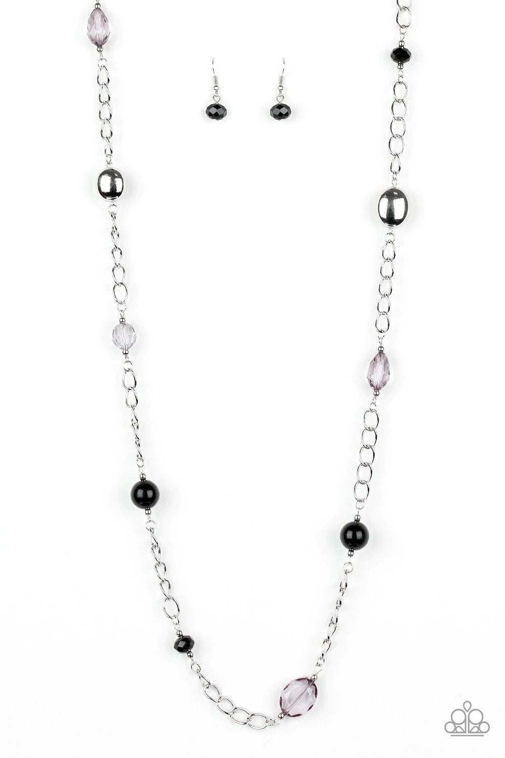 Only For Special Occasions Black Necklace - Paparazzi Accessories- lightbox - CarasShop.com - $5 Jewelry by Cara Jewels