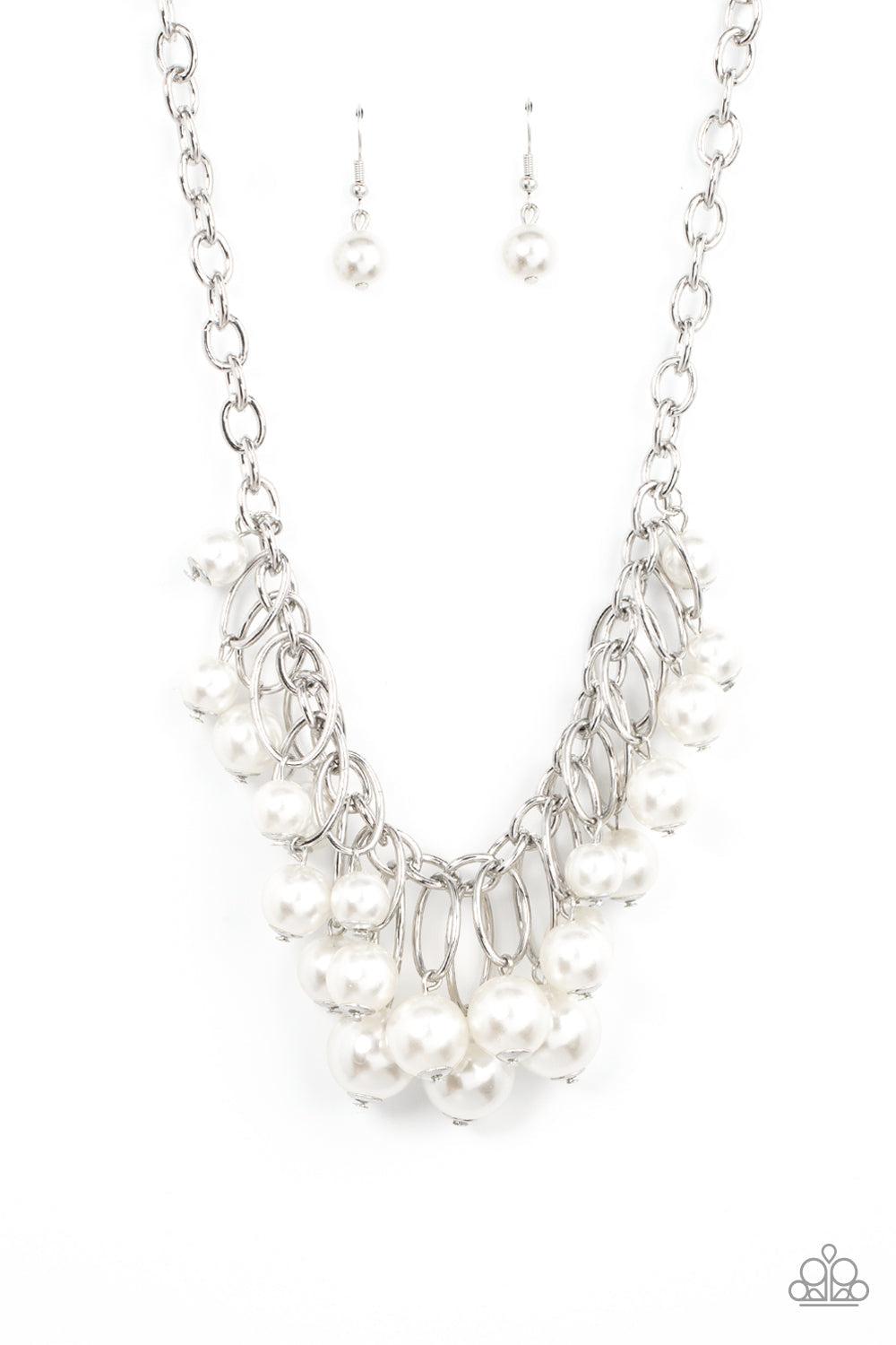 Paparazzi Necklaces - Paparazzi Pearl Prodigy White Pearl Necklace 