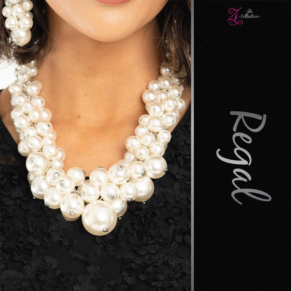 Regal 2020 Zi Collection Necklace - Paparazzi Accessories-CarasShop.com - $5 Jewelry by Cara Jewels