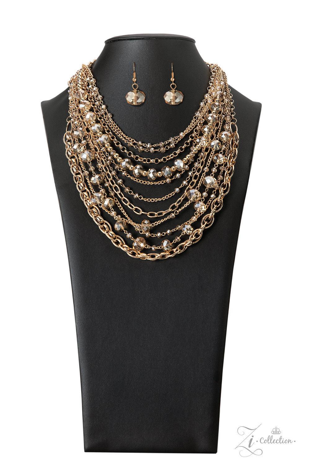 Reminiscent 2022 Zi Collection Necklace - Paparazzi Accessories- lightbox - CarasShop.com - $5 Jewelry by Cara Jewels
