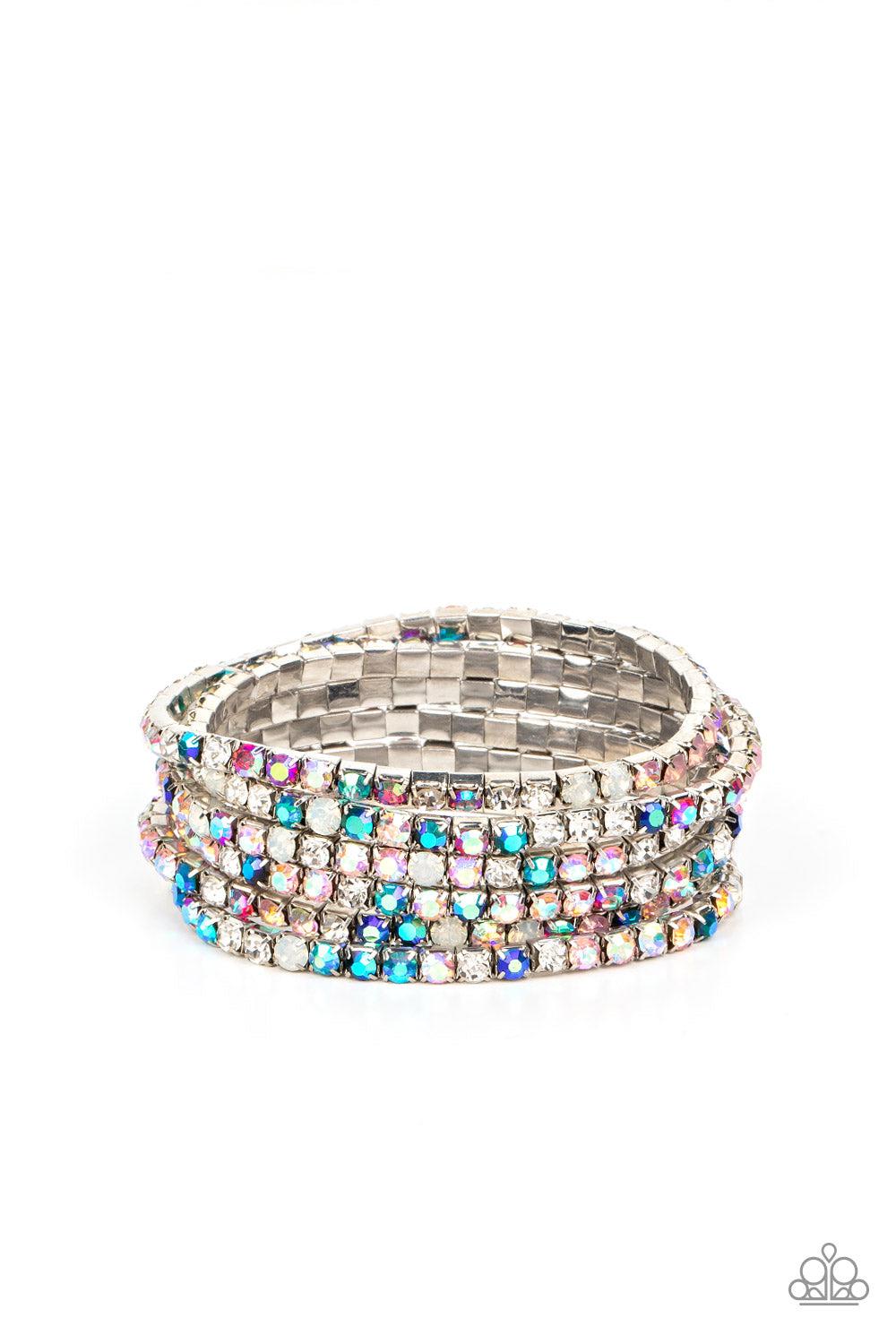 Rock Candy Range Multi Bracelet - Paparazzi Accessories- lightbox - CarasShop.com - $5 Jewelry by Cara Jewels