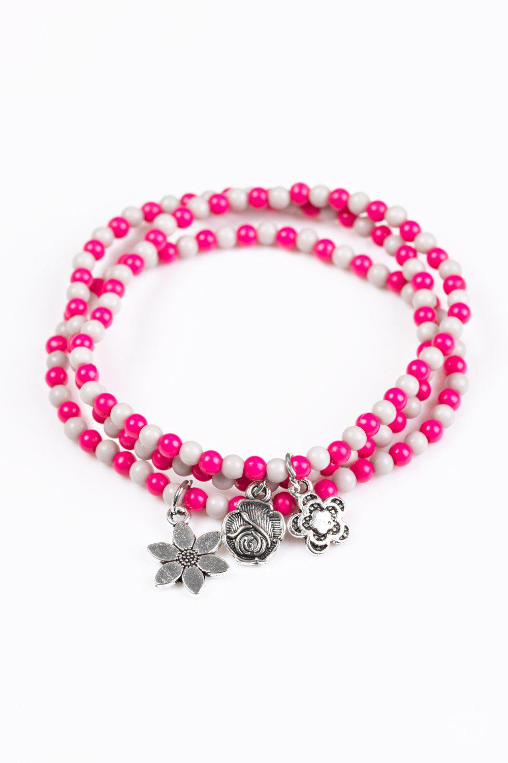 Lodge Luxe-Pink Urban Bracelet-Paparazzi Accessories
