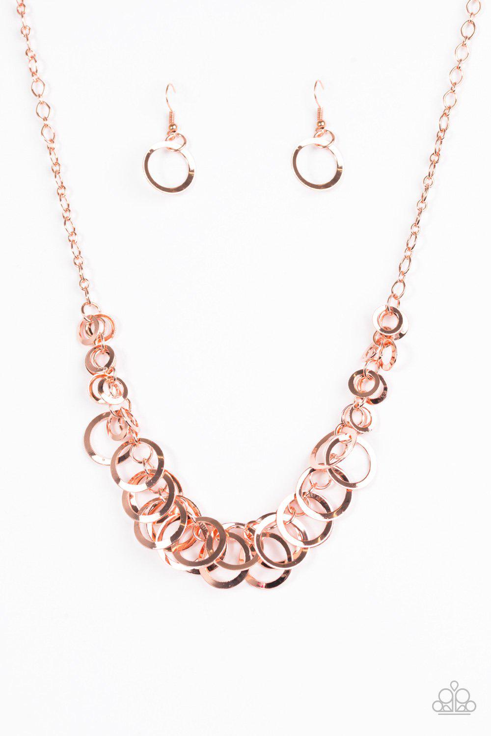 Royal Shield Copper Double Unisex Necklace