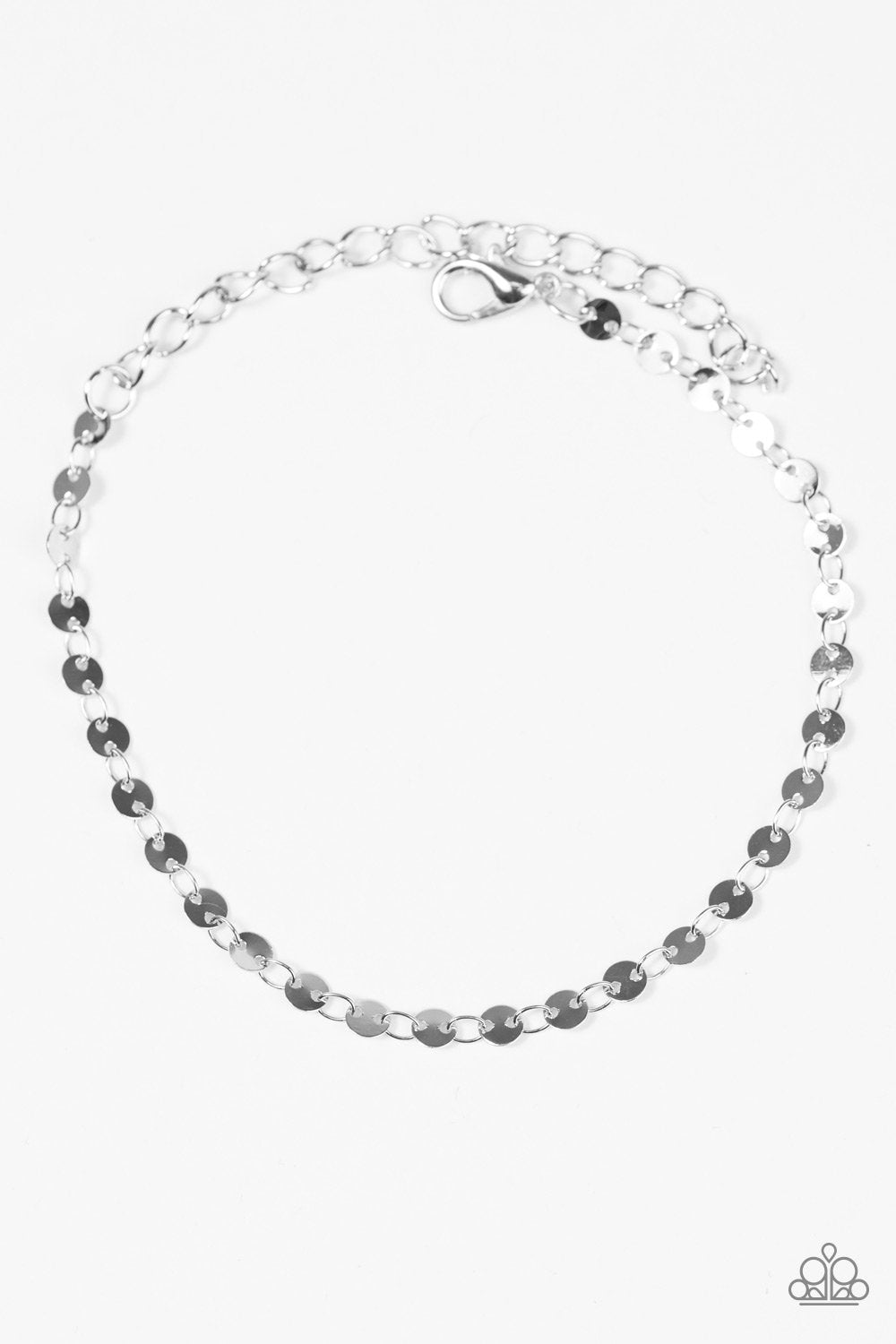 Shine On Me Silver Bracelet - Paparazzi Accessories-CarasShop.com - $5 Jewelry by Cara Jewels