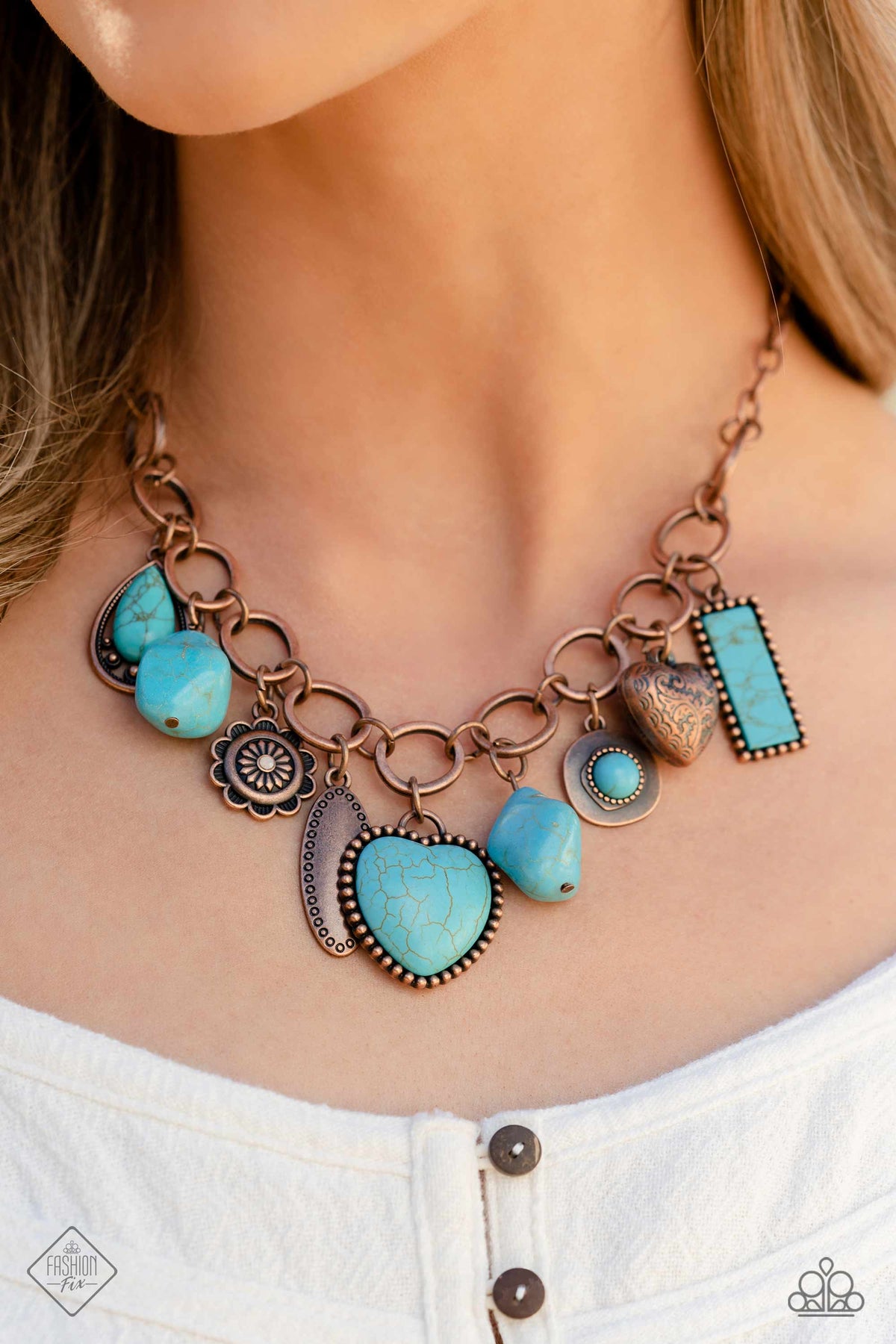 Simply Santa Fe Set - February 2023 - Paparazzi Accessories- Necklace - CarasShop.com - $5 Jewelry by Cara Jewels