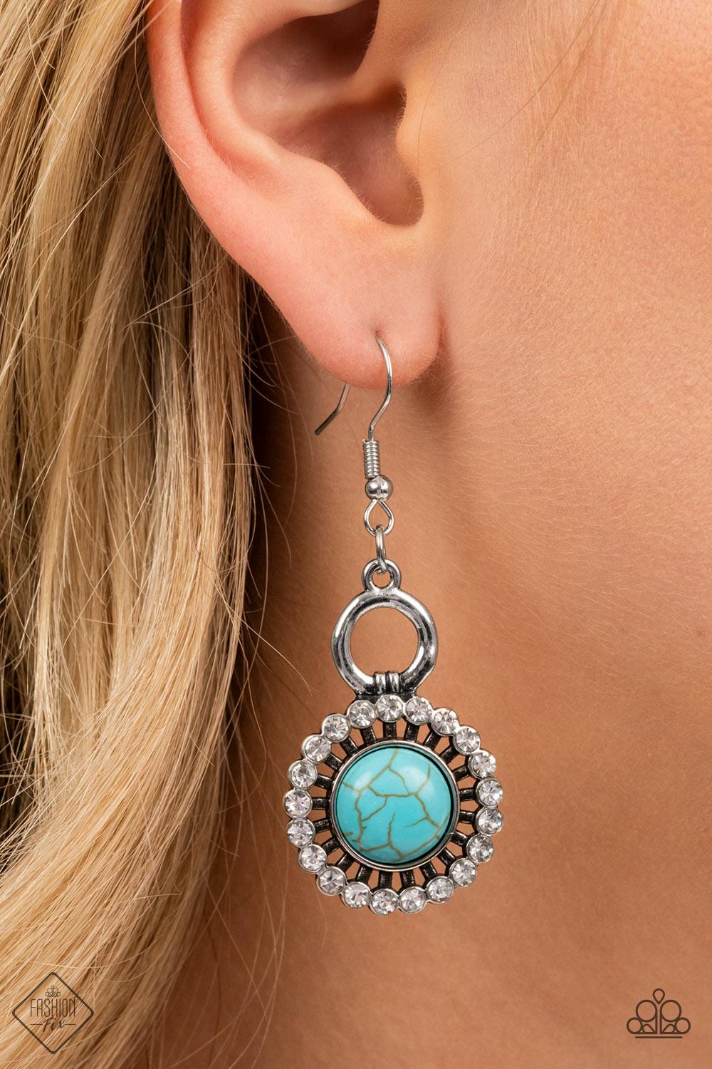 Simply Santa Fe Set - July 2022 - Paparazzi Accessories- Earrings - CarasShop.com - $5 Jewelry by Cara Jewels