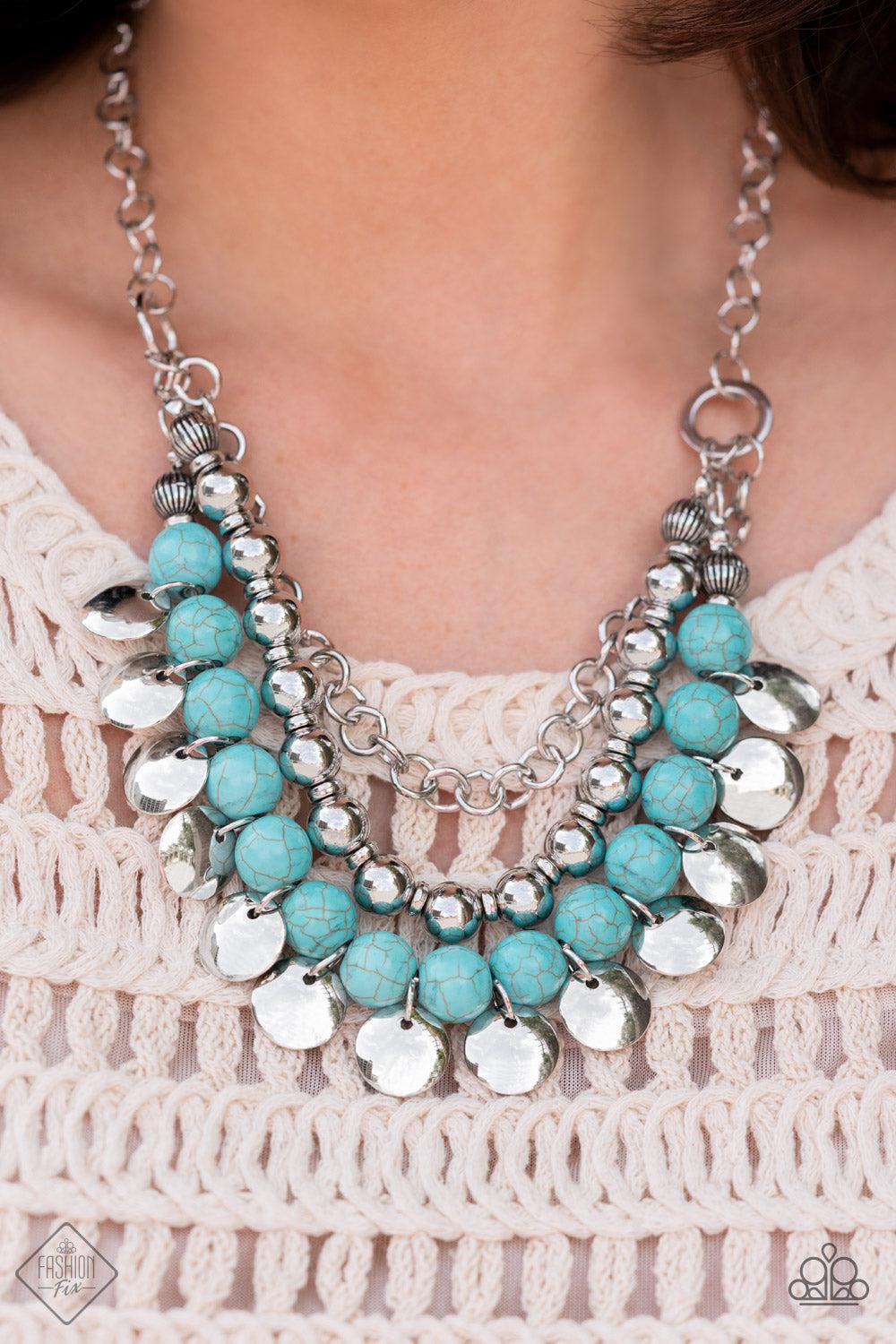 Simply Santa Fe Set - September 2022 - Paparazzi Accessories- Necklace - CarasShop.com - $5 Jewelry by Cara Jewels