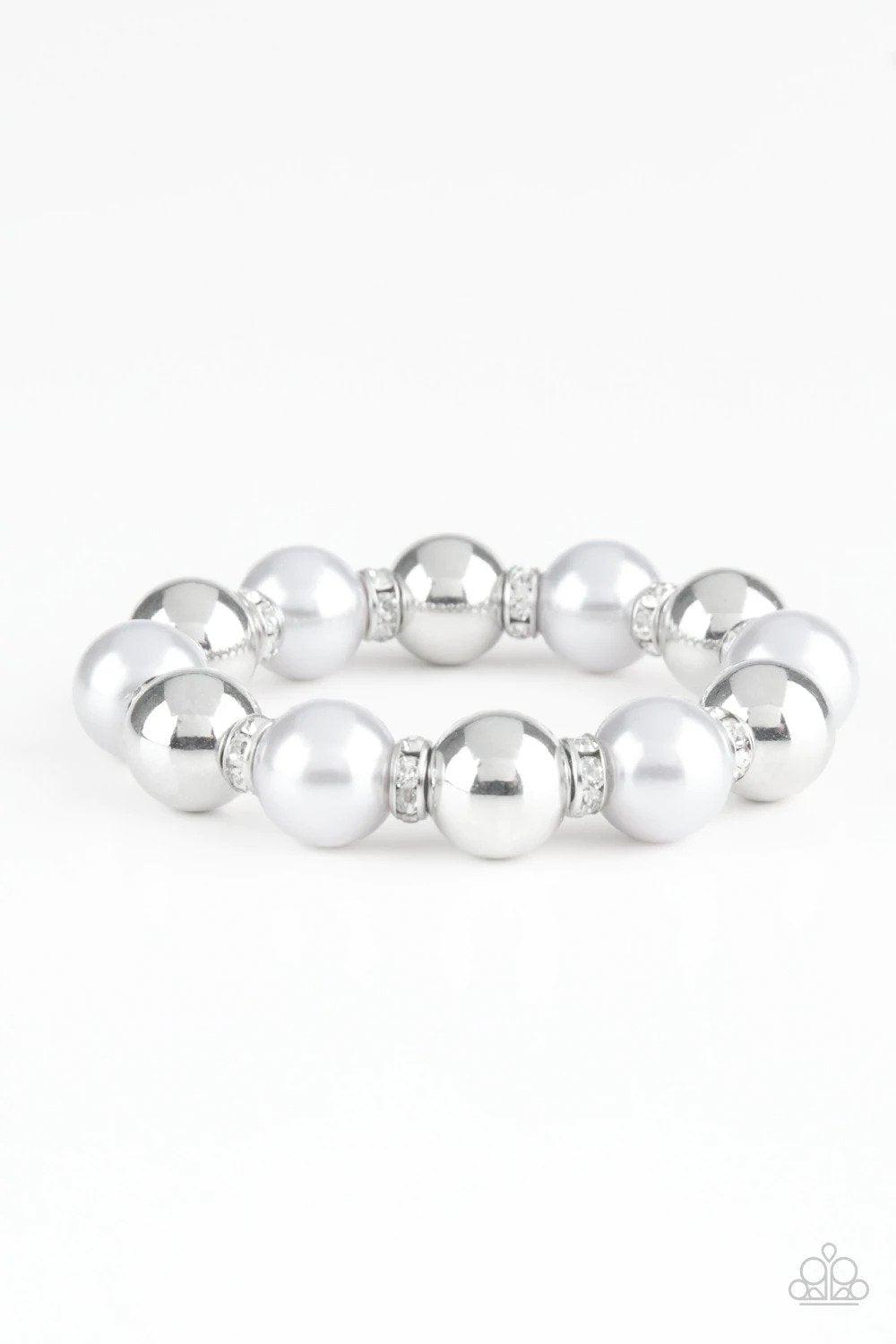 So Not Sorry Silver Bracelet - Paparazzi Accessories- lightbox - CarasShop.com - $5 Jewelry by Cara Jewels