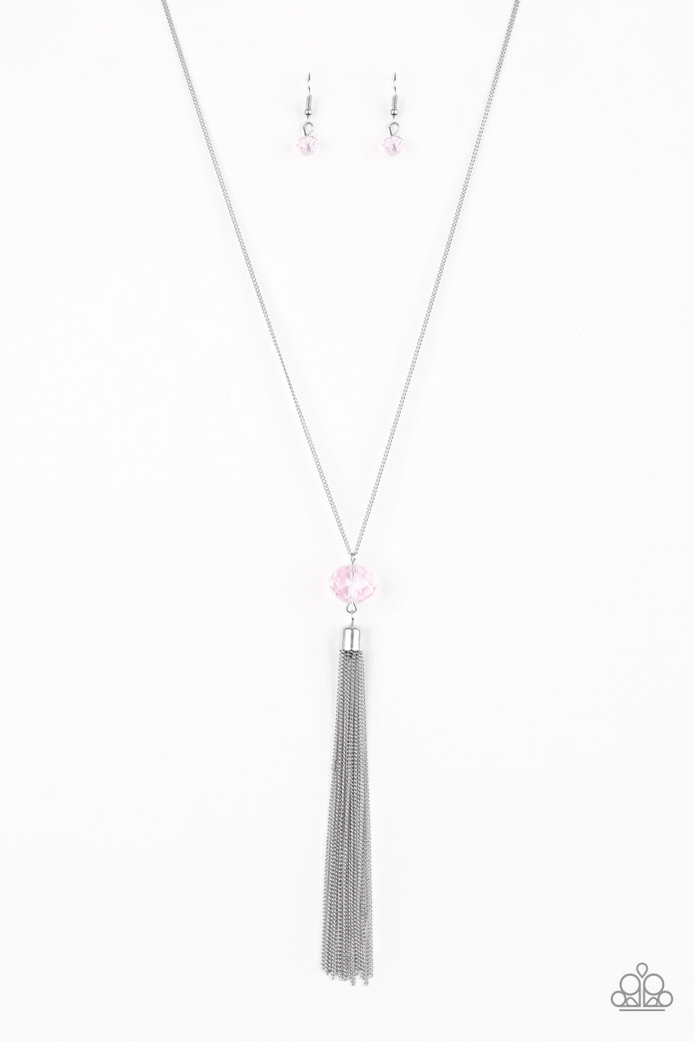 Socialite of the Season Pink Necklace - Paparazzi Accessories - lightbox -CarasShop.com - $5 Jewelry by Cara Jewels